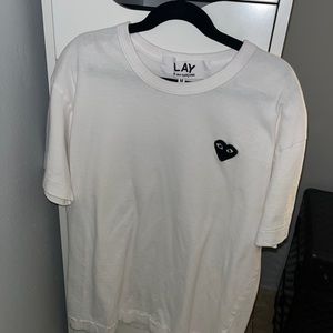 Cdg black heart shirt